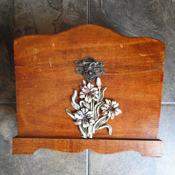 Floral Box / look antique - Picture 1 of 9